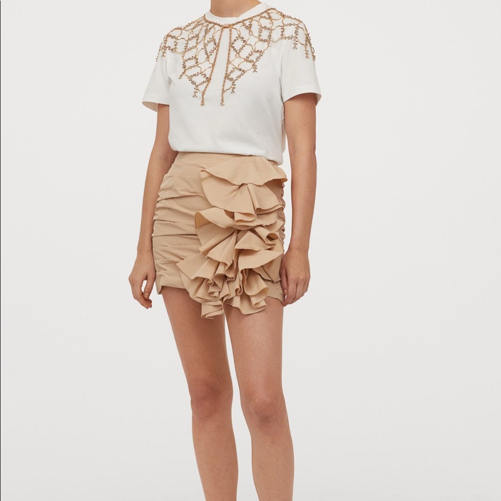 H&M Ruffle Flounced Mini Skirt - Picture 6 of 16